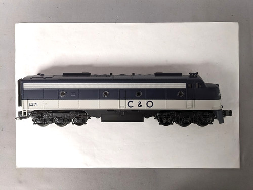 MTH No. Locomotora diésel 1471 C&O E-8 unidad A sin motor sin caja original C-8 | Zustand: Used
