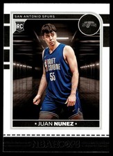 2024-25 Hoops Juan Nunez Rookie San Antonio Spurs #266
