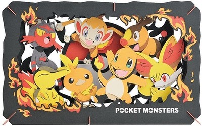 ENSKY-51763 Ensky Paper Theater PK-L04 Type: Fire 'Pokemon'