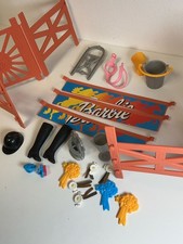 Barbie Horse Riding Accessories Set Stable Fencing Show Jumping Rosettes