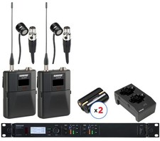 Shure ULXD4D Dual Wireless System with Cardio...