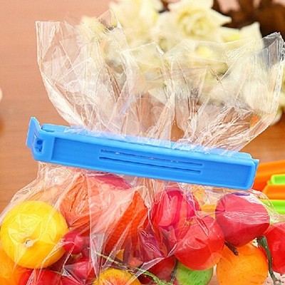 6 Stück Lebensmittel Aufbewahrung Tasche Dichtungsclips - halten Lebensmittel frisch & knackig, verschiedene Farben