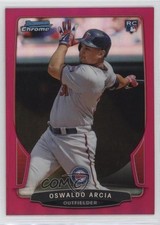 2013 Bowman Chrome Magenta Refractor 11/35 Oswaldo Arcia #39 04cw