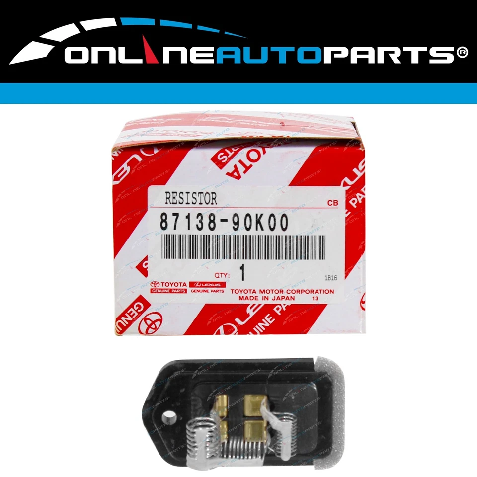Genuine Toyota Heater Fan Resistor for Landcruiser HDJ78R 4.2L 6cyl 1HD-FTE - Image 2 of 4