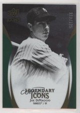 2009 Upper Deck Icons Legendary Icons Green 112/125 Joe DiMaggio #LI-JD HOF s1i