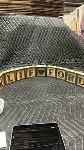 Clifford Big Red Dog Wooden Name Blocks Decor