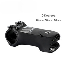0 Degree Bike Stem Matte Aluminum Alloy 70mm Power Short Handlebar Table Riser