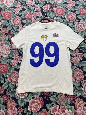 Super Bowl LVI T-Shirt Gr.M Official Nike Rams Aaron Donald #99 Distressed Faded