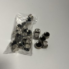NEW LOT OF 25 Screw-on Protective Dust Cover Caps for N-Female UHF SO239 UG363