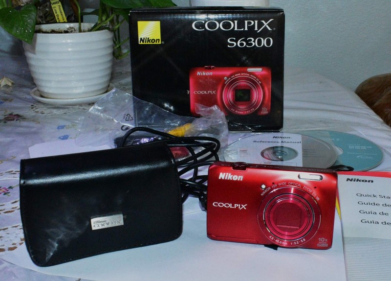 Nikon Coolpix S6300 Digital Camera Bundle with Battery, 8GB Card & Case