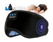 TOPOINT Sleep Mask with Headphones Bluetooth 5.4 Wireless, Slee... USA FAST SHIP