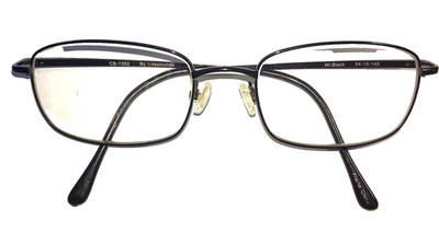 Ideal Optics Mt. Black Metal Eyeglass ''Frames Only'' 54 19 145