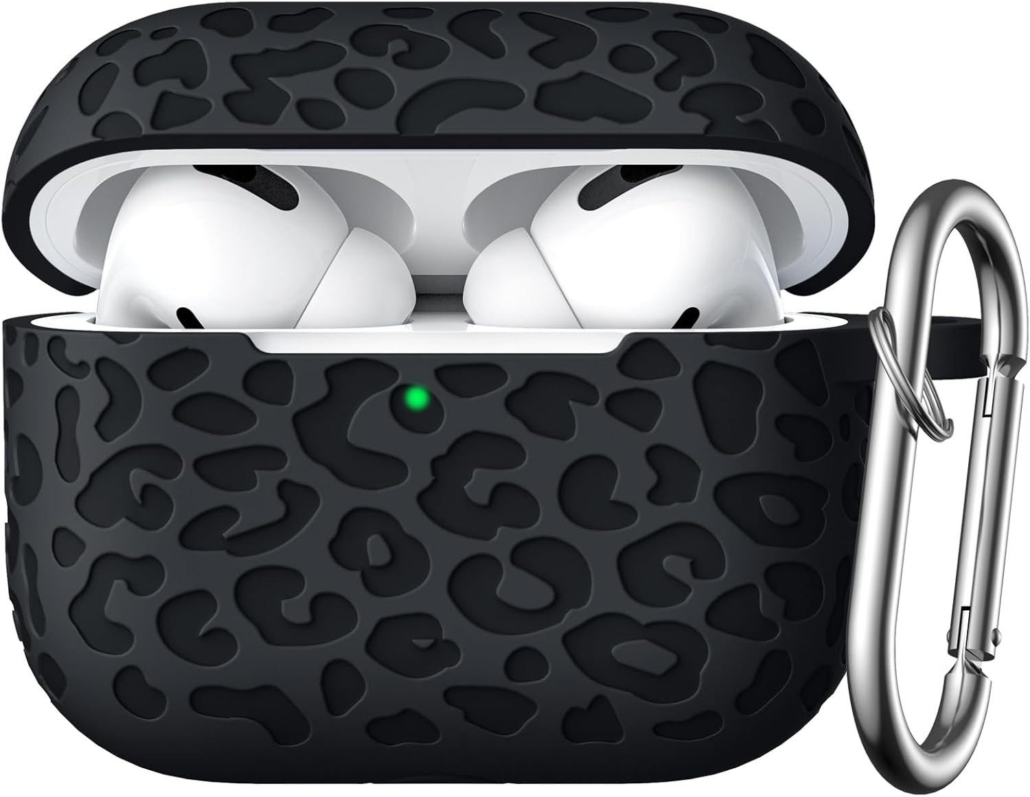 AirPods Pro 2nd Gen Case Compatible with AirPods 1 2 - Black  -image