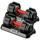 Adjustable Dumbbell Set 10 in 1 25 55 90LB Fast Lock