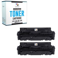 2-Pack CMYi Replacement 414A Black Cartridge for HP Color LaserJet Pro M454dn