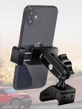 Aluminum Alloys Phone Mount for Jeep Wrangler 2018-2023 JL JLU 4Xe 2020-2023 Gla