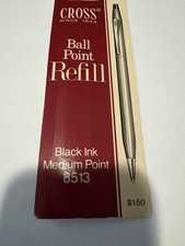 Cross Ball Point Pen Refill Black Ink Medium Point 8513