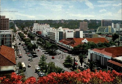 NAIROBI Kemyatta Avenue Straßen Ansicht KENIA Postkarte KENYA Postcard ~1970/80