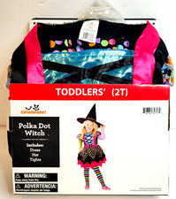 Halloween Costume. Girls Witch Costume 2T Toddler NEW In Box.