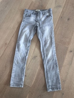 Alive Jeans Hose 140 grau Röhrenjeans Mädchen girls