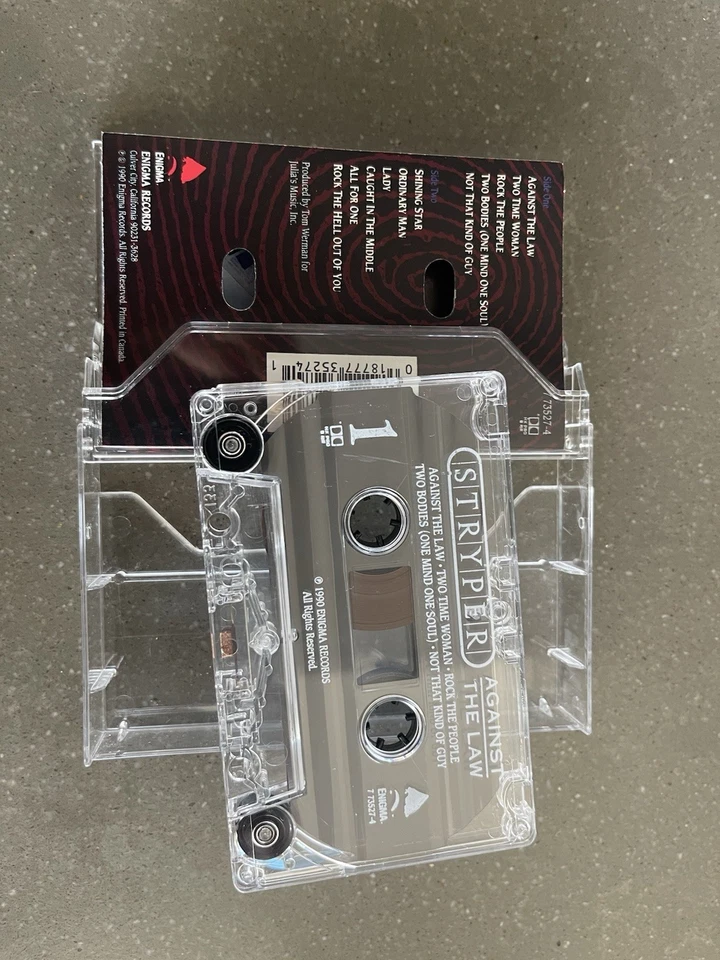 Stryper – Against The Law- 1990 Heavy Metal Cassette, Album FULLY TESTED - Image 2 of 3