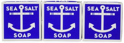 Swedish Dream Sea Salt Soap Set by Kala, 4.3 Ounce (Pack of 3), Blue 