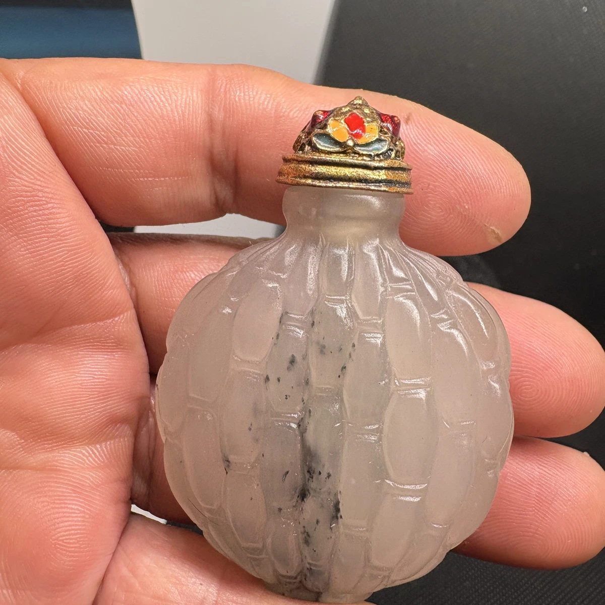 中国风翡翠鼻烟壶| eBay