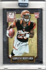 2016 Panini Honors Giovani Bernard Autograph 2013 Panini Elite 10/25