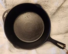 Vintage Cast Iron Deep Skillet Lodge 4 In 1 RESTORED - BOTTOM ONLY