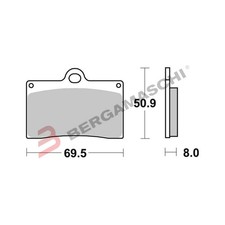 07BB1507 - Serie Bremsbeläge Vorne 07BB1507 Carbonio-Monster 600 750 900