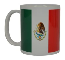 Rogue River Tactical Best Coffee Mug Mexico Flag Novelty Cup