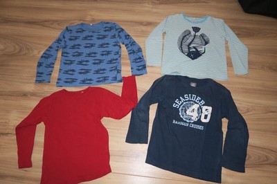 4 x Kinder Langarm Shirt H&M Name it 122 128 Jungen Pullover Pulli