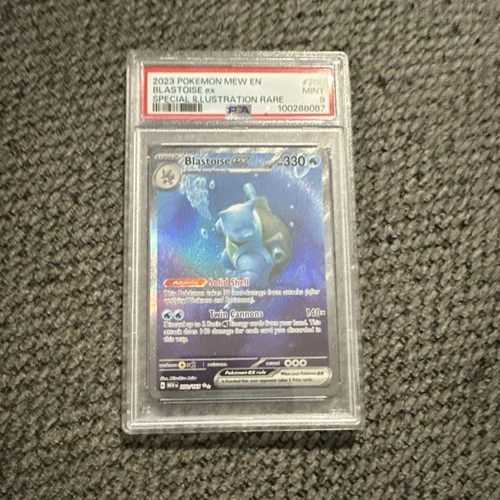 Pokémon Blastoise ex Special Illustration Rare Holo PSA 9 Sv: Scarlet & Violet …
