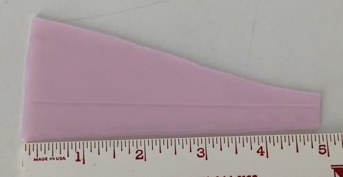 8 piezas de arte de vidrio fundido rosa suministros proyecto de arte Roberta Segal carillón de viento? - Imagen 16 de 18