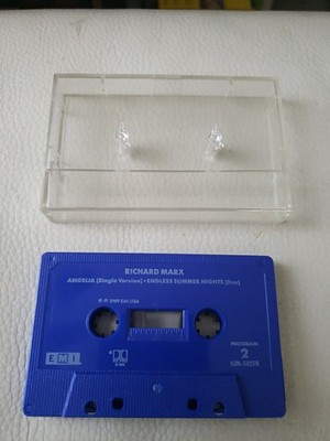 Richard Marx -Angelia Cassette Tape Single Version 1989 EMI Blue G+/VG