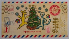 Love Card Souvenir – SLOVAKIA PF-1 – RED PRINT – Seriál No 1111 - Limited Issue