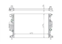 Hart 622 017 KüHler Motor-KüHlung FüR Ford, Kerntiefe 16 Mm