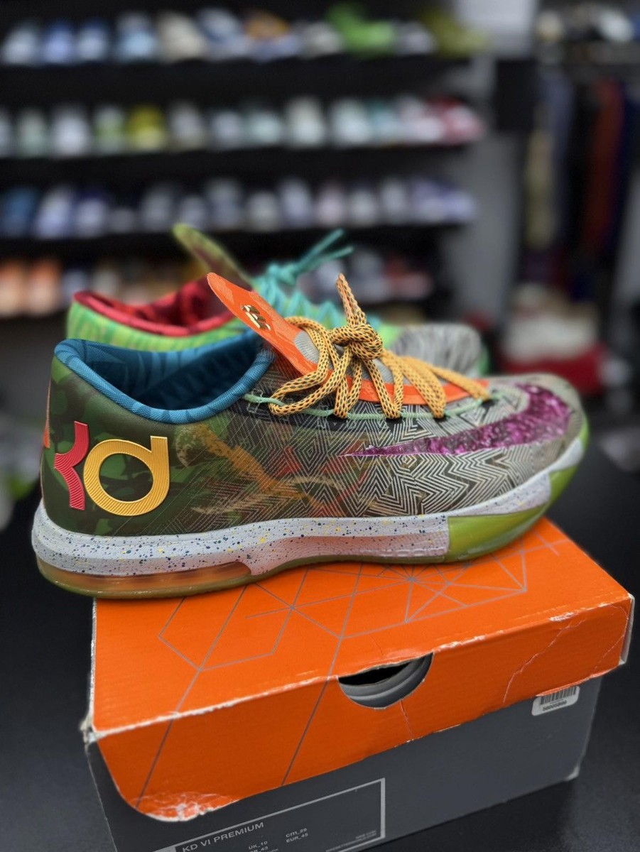 Nike KD 6 “What The” 2013 (669809-500) Size 11 RARE Authentic | eBay