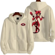 Hazbin Hotel Alastor Zip-up Hoodie 2-SIDED S-5XL