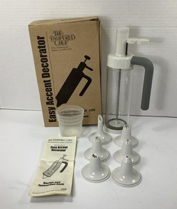 The Pampered Chef Easy Accent Decorator #1775 In Box IOB Cake Icing Deviled Eggs