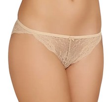 MAIDENFORM All Over Cheeky Lace Nude Tanga Panty NEW Womens Sz S 5 L 7 DM0008