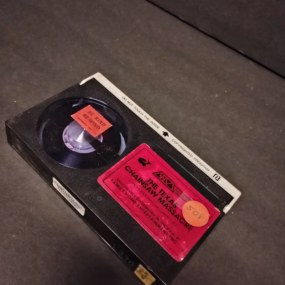 Texas Chainsaw Massacre Wizard Video Betamax 1982 Beta Tape AS IS (Box Damage) - Image 3 of 4