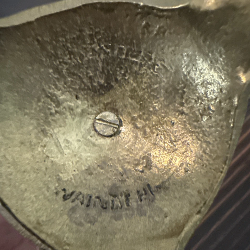 Wainberg Judaica Brass Candle Holder, Jerusalem - Image 2 of 2