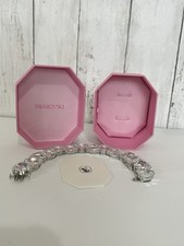 Swarovski Millenia Tennis Bracelet Clear Crystals Rhodium Plated Jewellery Women
