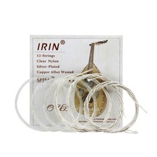 12 Strings Arabic Oud StringsClear Nylon Silver Plated Copper Alloy Wound String