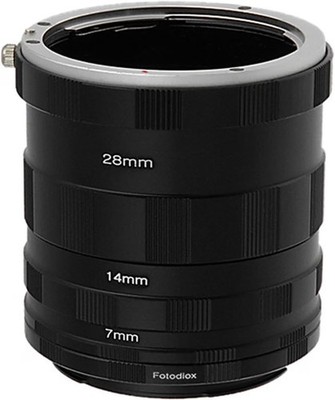 Fotodiox Macro Extension Tube Set Compatible with Canon EOS EF/EF-S