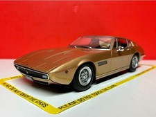 1969 Maserati Ghibli Coupe Gold Metallic in 1:18 scale by KK Diecast
