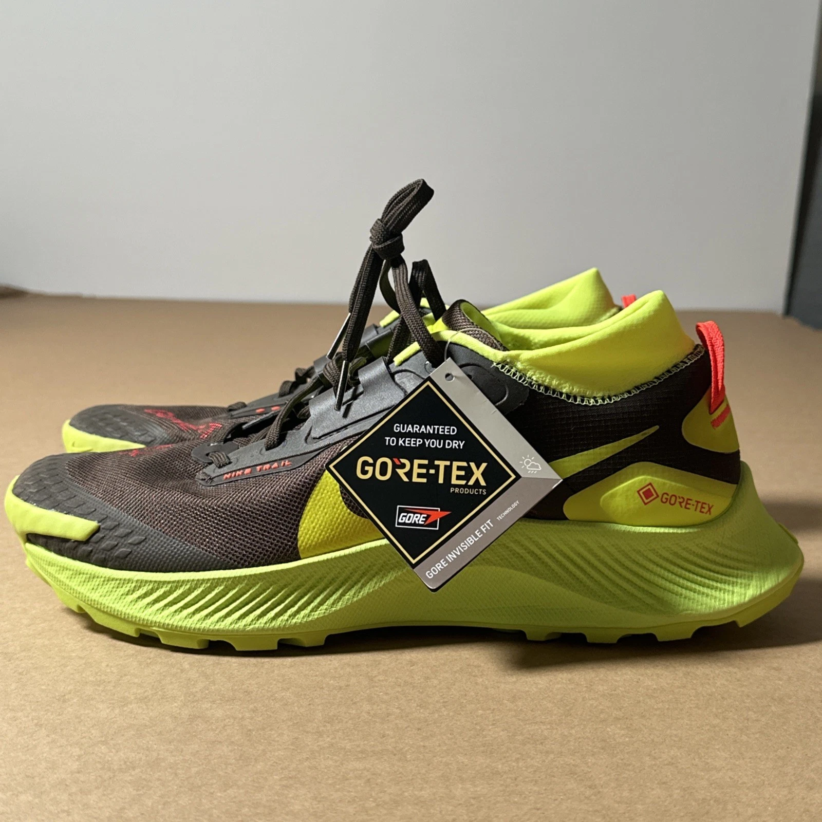 Nike Zoom Pegasus Trail 3 GTX ‘Dark Chocolate Volt’ DO6728 200 Size 9.5