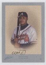 2005 Donruss Studio Portraits Leather & Lumber White /40 Andruw Jones 00em