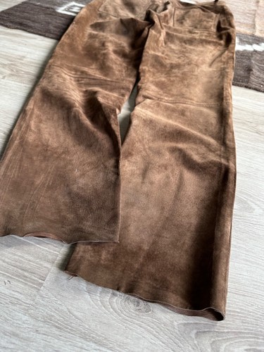 Blend Of America Vintage Men's Brown Biker Pants W 34 - Picture 5 of 9